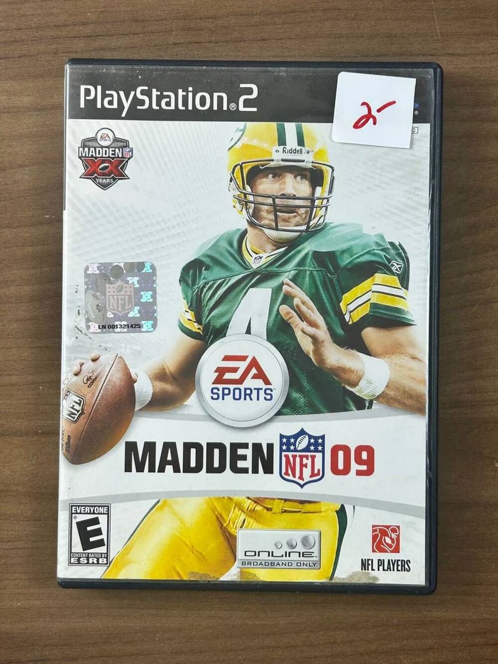 Madden NFL 09 Sony PlayStation 2 PS2 2008 Complete w/ Manual CIB